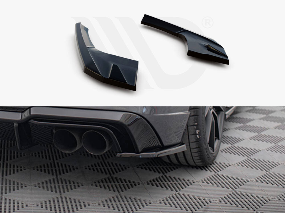 Maxton Design - Aftermarket  Rear Side Splitters V.2 Audi S3 / A3 S-Line Sportback 8V Facelift