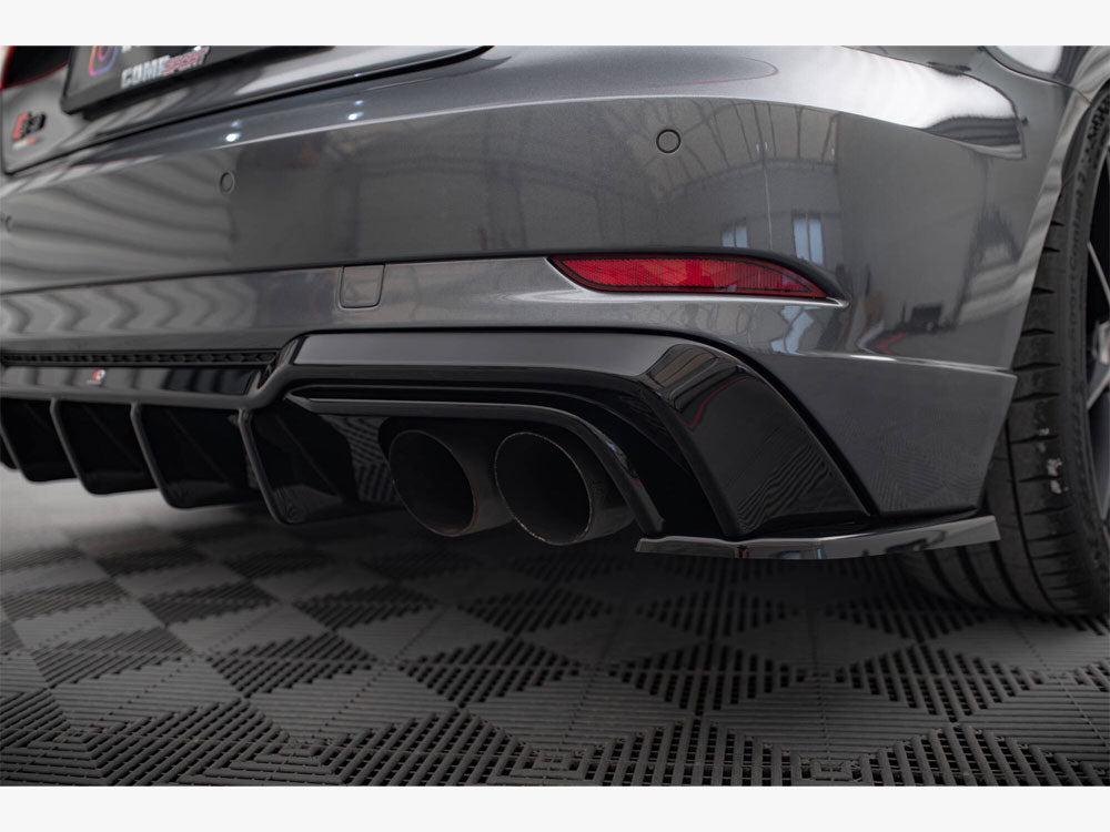 Maxton Design - Aftermarket  Rear Side Splitters V.2 Audi S3 / A3 S-Line Sportback 8V Facelift