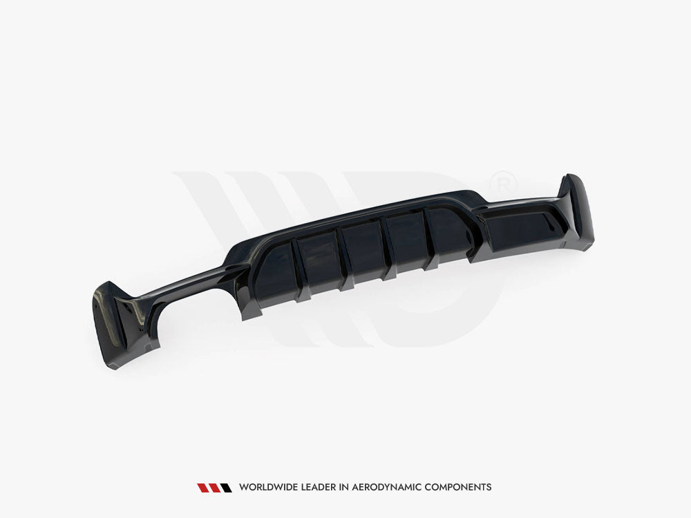 Maxton Design - Aftermarket  REAR VALANCE BMW 4 COUPE / GRAN COUPE / CABRIO M-PACK F32 / F36 / F33 (VERSION WITH EXHAUST ON ONE SIDE)