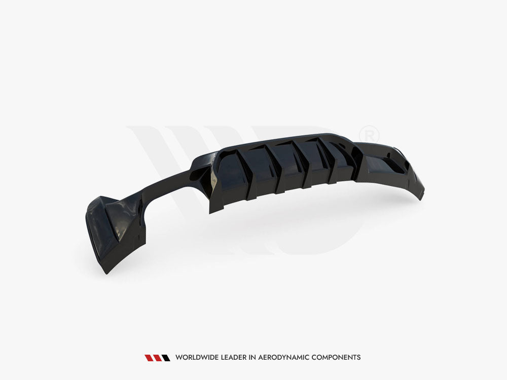 Maxton Design - Aftermarket  REAR VALANCE BMW 4 COUPE / GRAN COUPE / CABRIO M-PACK F32 / F36 / F33 (VERSION WITH EXHAUST ON ONE SIDE)