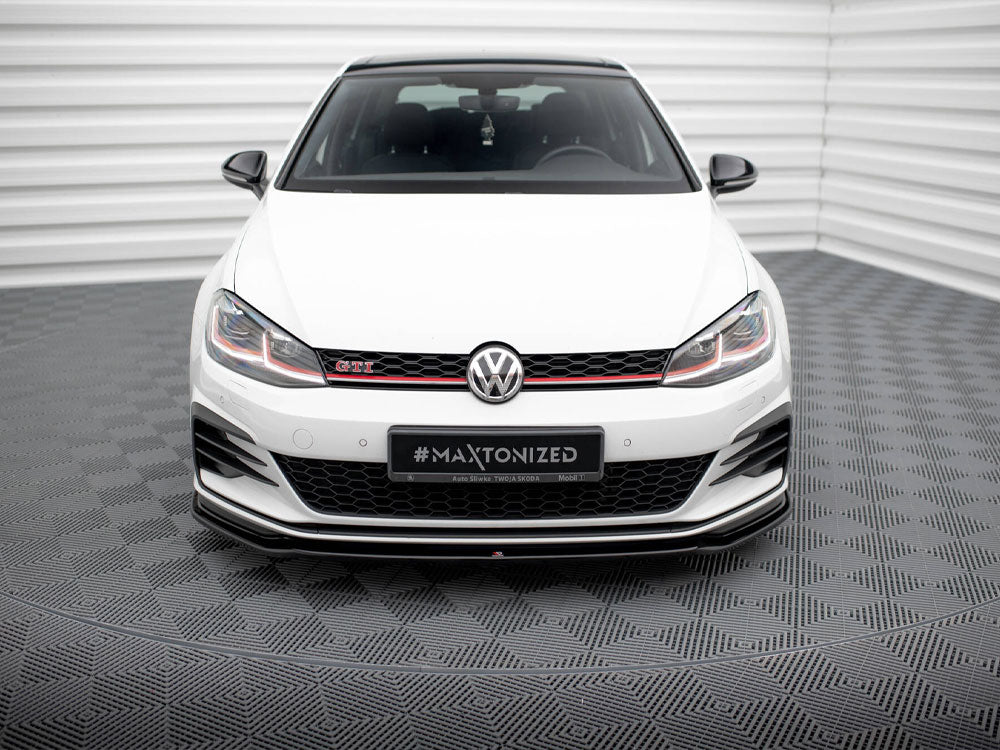 Maxton Design - Aftermarket  Front Splitter V.2 Volkswagen Golf GTI / GTD Mk7 Facelift