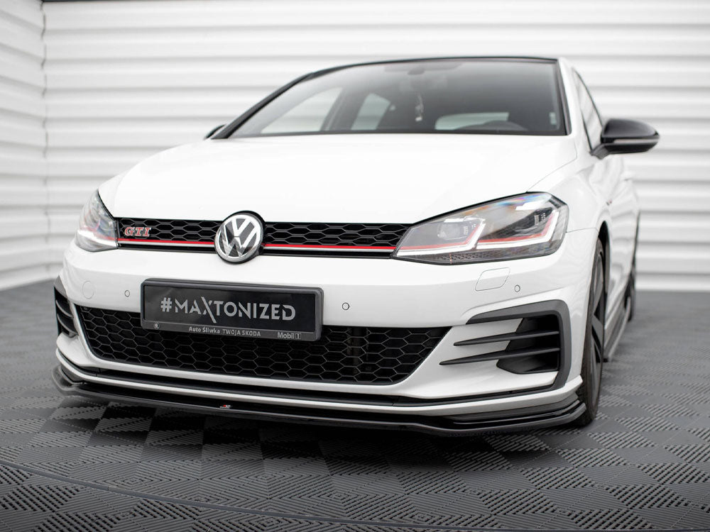Maxton Design - Aftermarket  Front Splitter V.2 Volkswagen Golf GTI / GTD Mk7 Facelift
