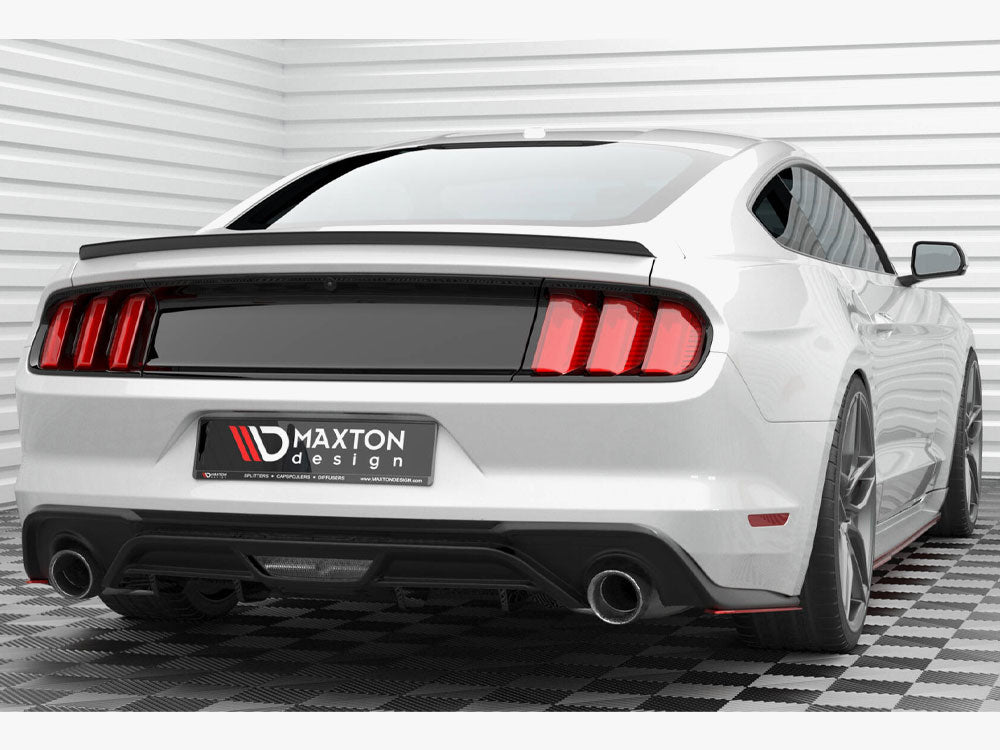 Maxton Design - Aftermarket  Rear Side Splitters V.2 Ford Mustang Mk6 Facelift