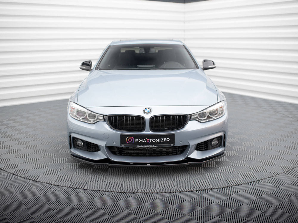 Maxton Design - Aftermarket  Front Splitter V.1 BMW 4 Coupe / Gran Coupe / Cabrio M-Pack F32 / F36 / F33