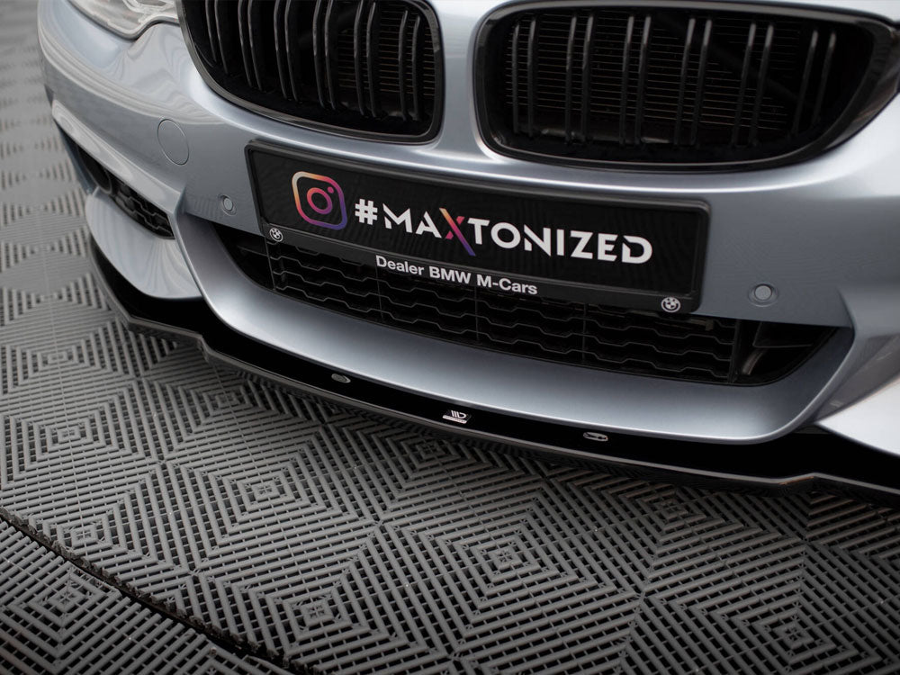 Maxton Design - Aftermarket  Front Splitter V.1 BMW 4 Coupe / Gran Coupe / Cabrio M-Pack F32 / F36 / F33