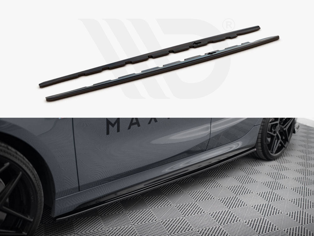 Maxton Design - Aftermarket  SIDE SKIRTS DIFFUSERS V.1 BMW 1 F40 M-SPORT / M135I