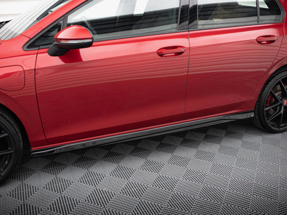 Maxton Design - Aftermarket  SIDE SKIRTS DIFFUSERS V.3 VOLKSWAGEN GOLF GTI / GTE / GTI CLUBSPORT / R-LINE MK8