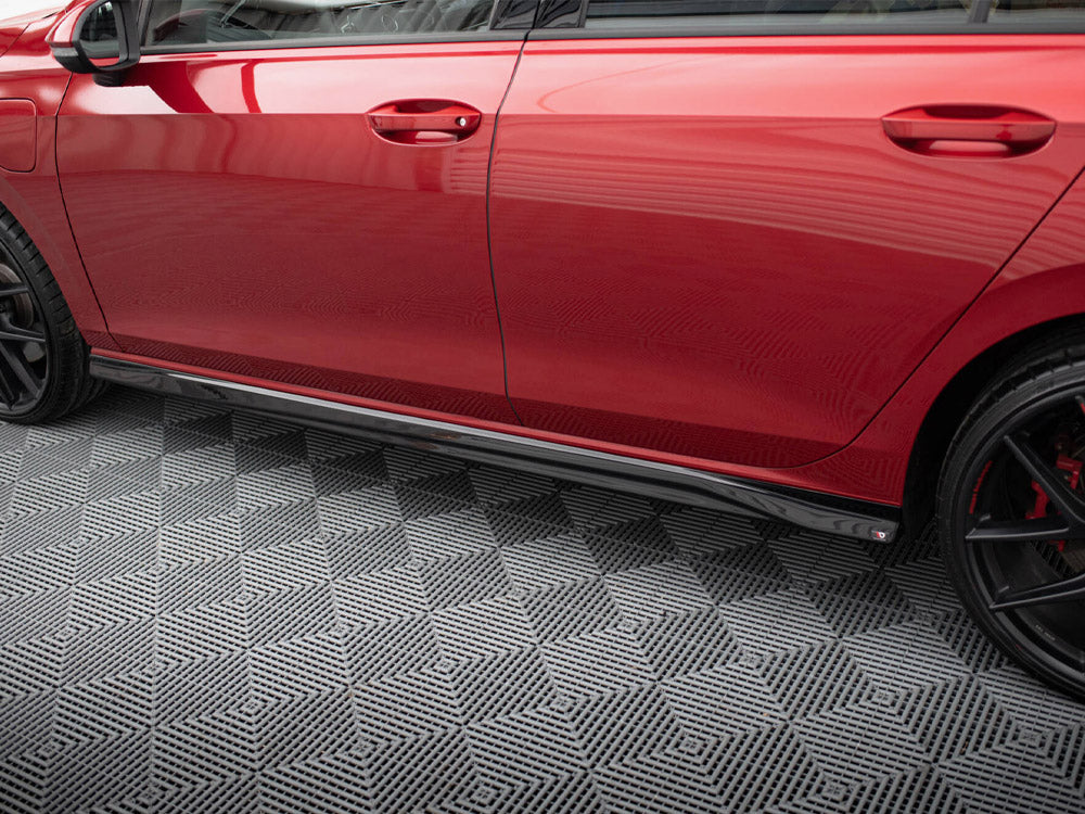 Maxton Design - Aftermarket  SIDE SKIRTS DIFFUSERS V.3 VOLKSWAGEN GOLF GTI / GTE / GTI CLUBSPORT / R-LINE MK8