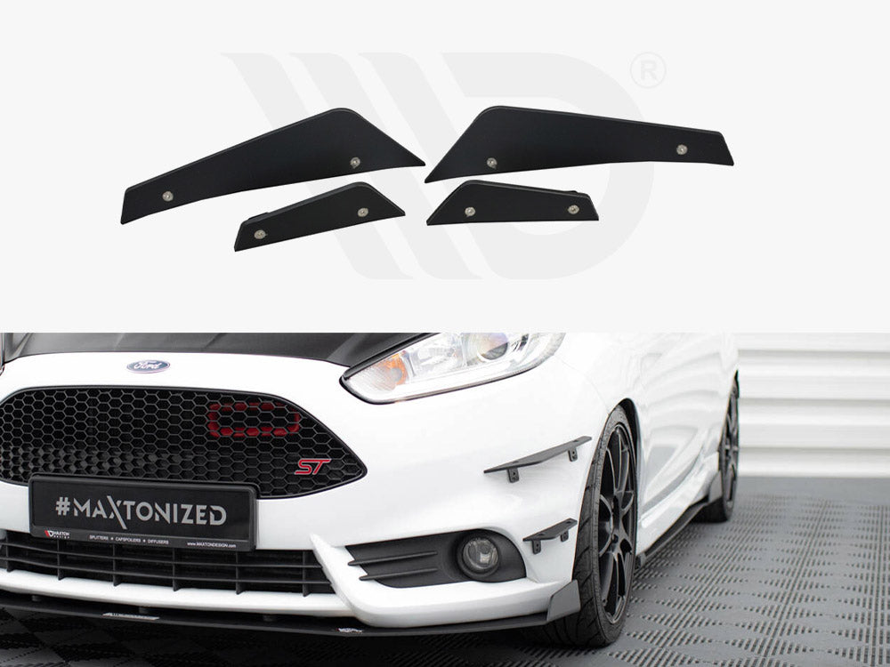 Maxton Design - Aftermarket  CANARDS FORD FIESTA MK7 ST FACELIFT (2013-2017)