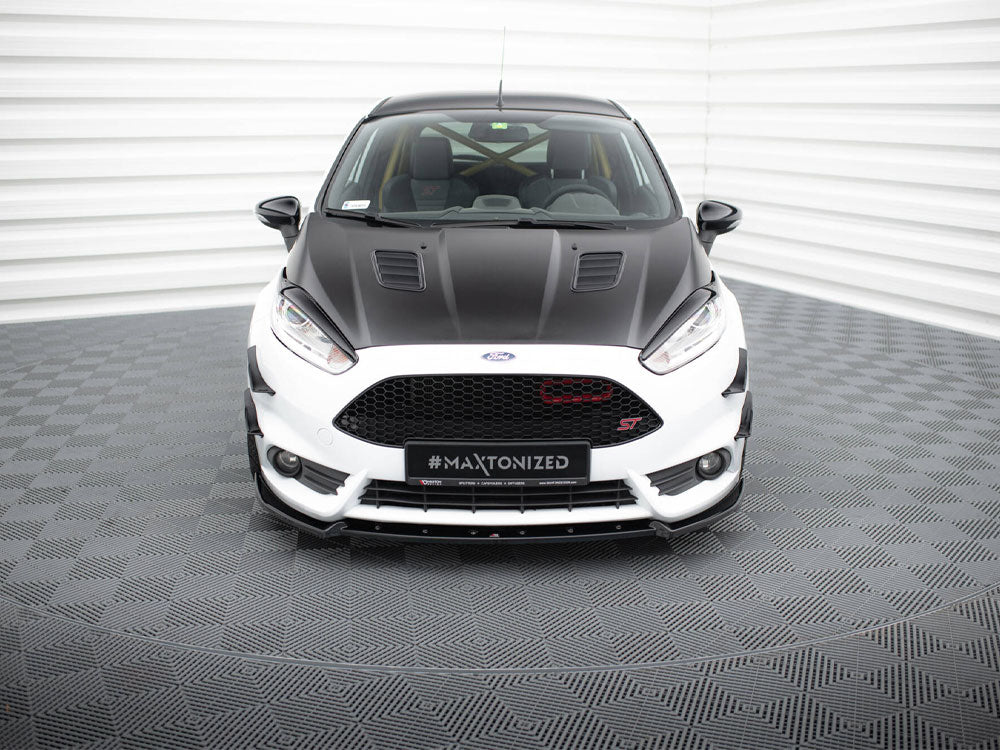 Maxton Design - Aftermarket  Front Splitter V.4 Ford Fiesta ST Mk7 Facelift