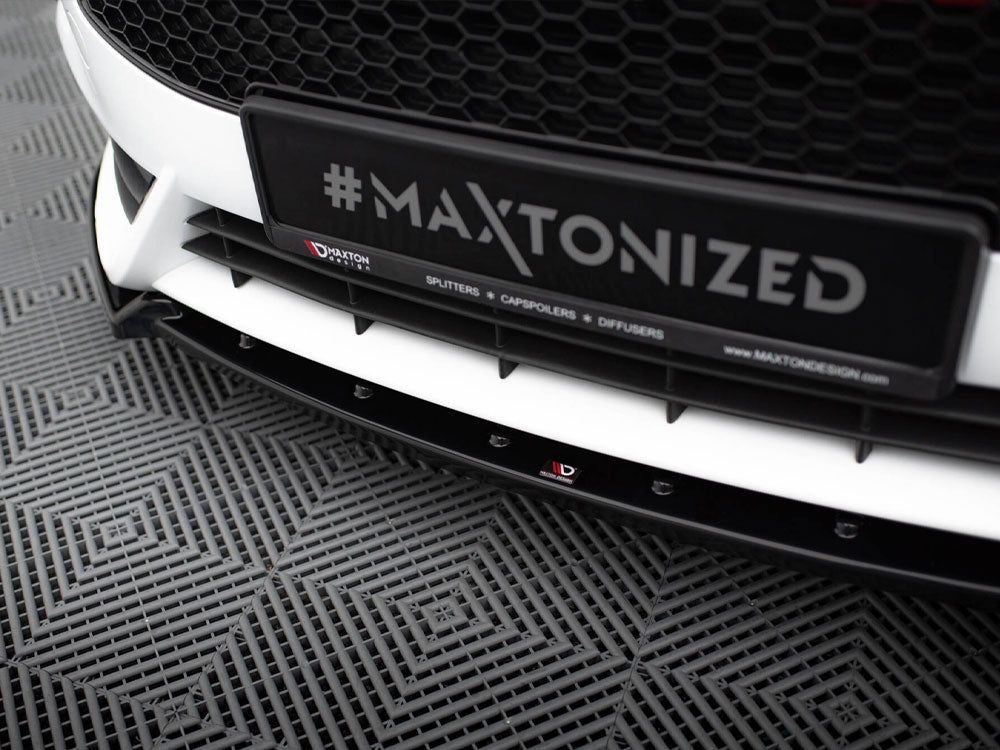 Maxton Design - Aftermarket  Front Splitter V.4 Ford Fiesta ST Mk7 Facelift