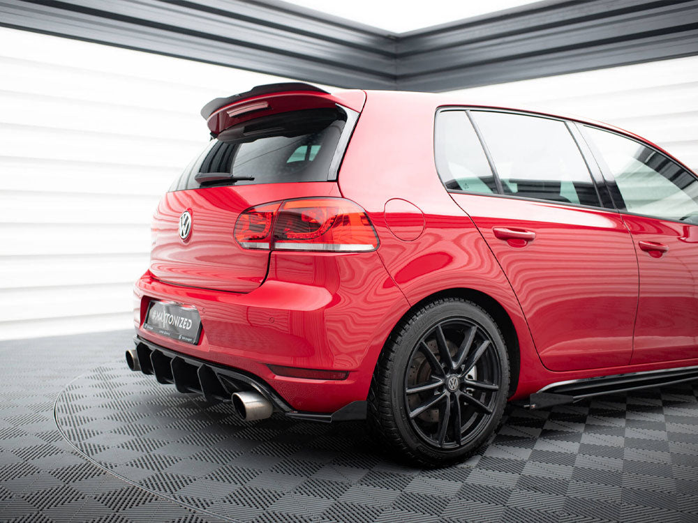 Maxton Design - Aftermarket  Street PRO Rear Side Splitters + Flaps VW Golf GTI Mk6