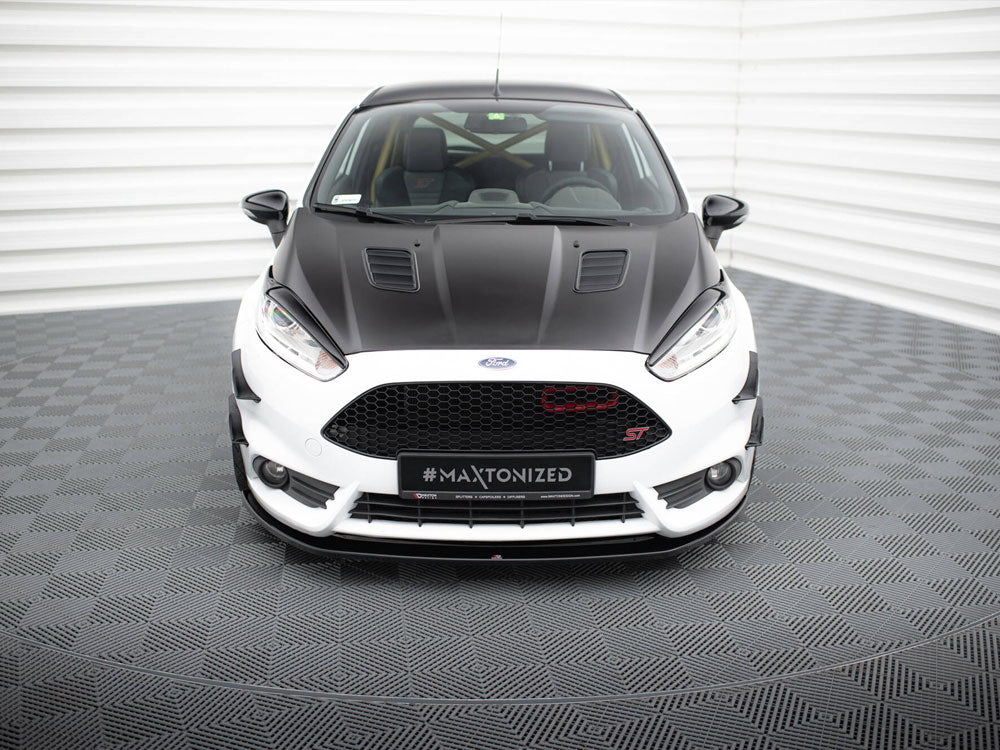 Maxton Design - Aftermarket  FRONT SPLITTER V.2 FIESTA MK7 ST FACELIFT 2013-UP