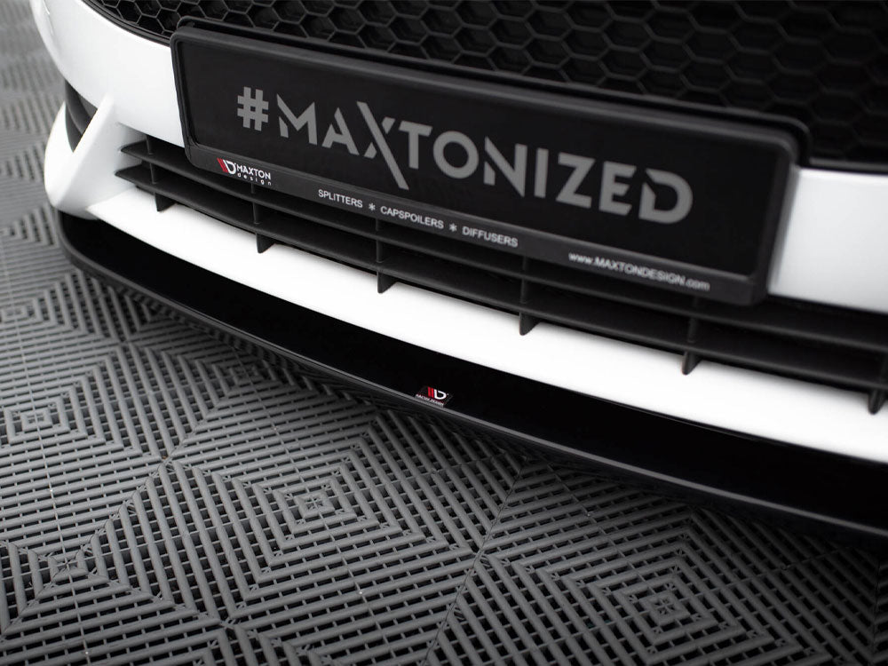 Maxton Design - Aftermarket  FRONT SPLITTER V.2 FIESTA MK7 ST FACELIFT 2013-UP