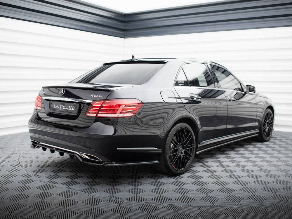 Maxton Design - Aftermarket  Rear Splitter (Vertical Bars) Mercedes-Benz E W212 Facelift