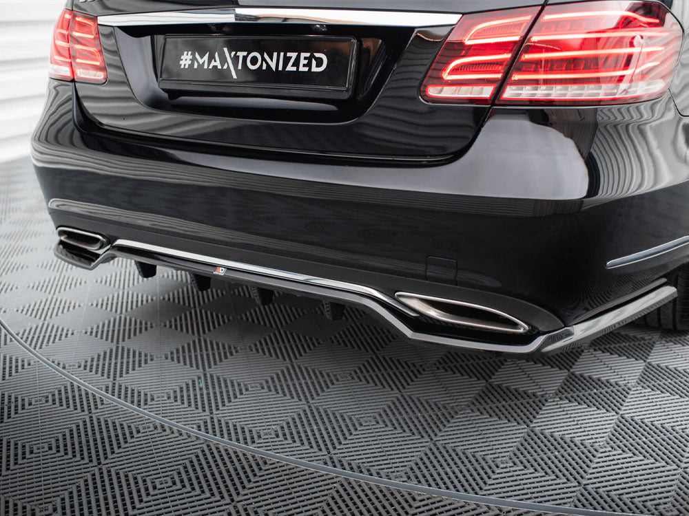 Maxton Design - Aftermarket  Rear Splitter (Vertical Bars) Mercedes-Benz E W212 Facelift