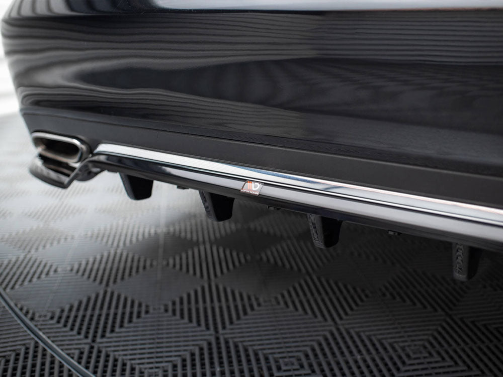 Maxton Design - Aftermarket  Rear Splitter (Vertical Bars) Mercedes-Benz E W212 Facelift
