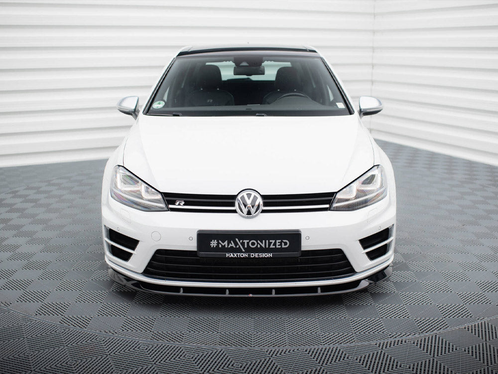 Maxton Design - Aftermarket  Front Splitter V.6 Volkswagen Golf R / R-Line Mk7