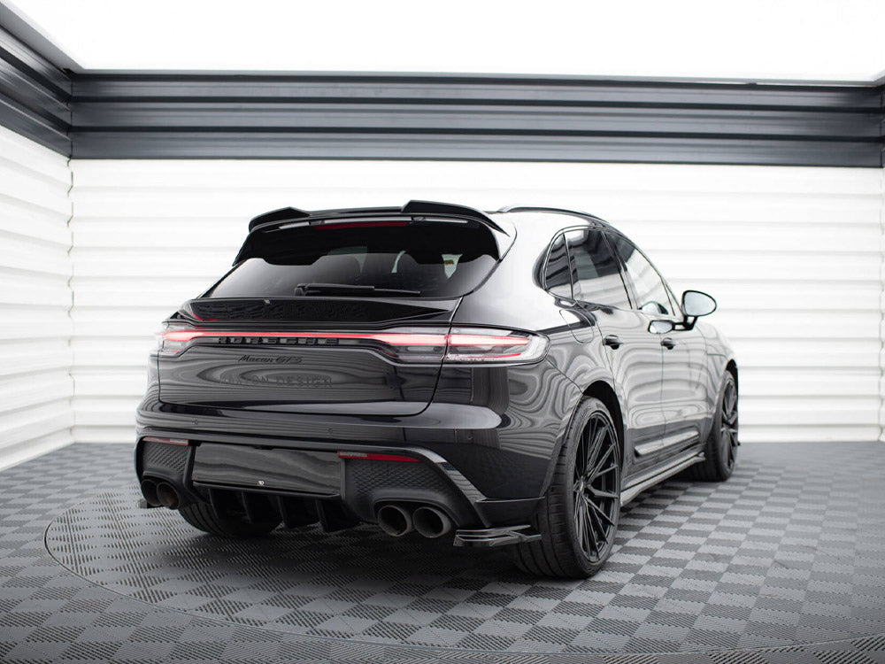 Maxton Design - Aftermarket  Lower Spoiler CAP 3D Porsche Macan GTS / Standard / T Mk1 Facelift 2