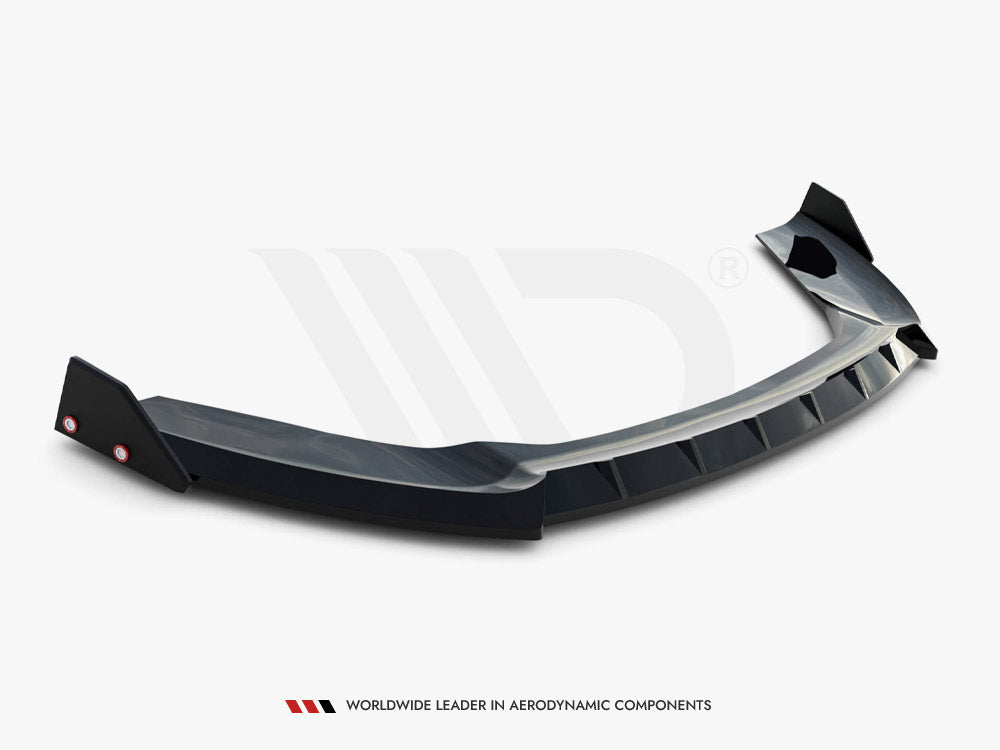 Maxton Design - Aftermarket  FRONT SPLITTER V.6 + FLAPS FORD FIESTA ST MK7 FACELIFT