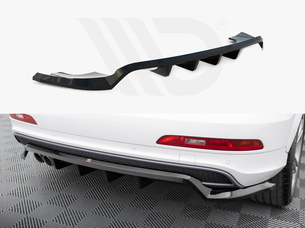 Maxton Design - Aftermarket  Rear Splitter (Vertical Bars) Audi Q3 S-Line 8U
