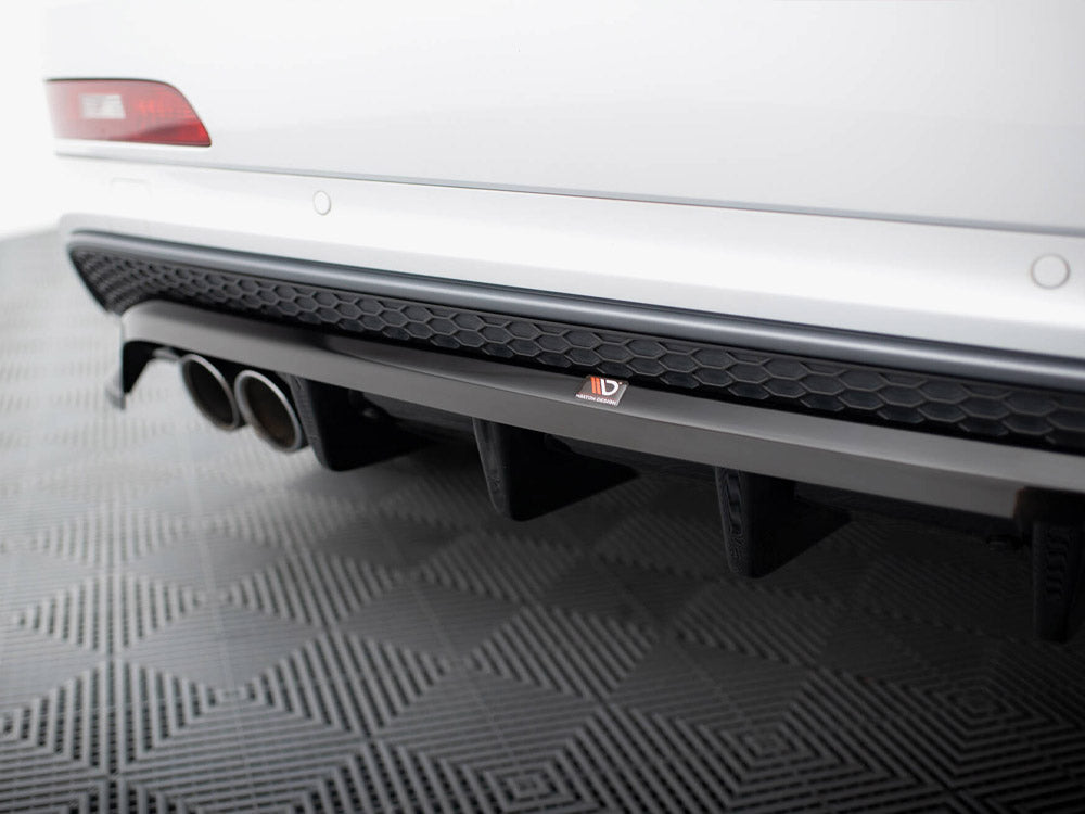 Maxton Design - Aftermarket  Rear Splitter (Vertical Bars) Audi Q3 S-Line 8U