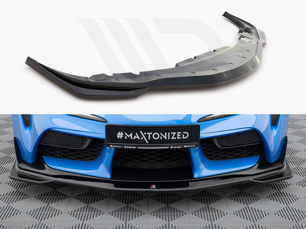 Maxton Design - Aftermarket  FRONT SPLITTER V.1 TOYOTA SUPRA MK5 (2019-)