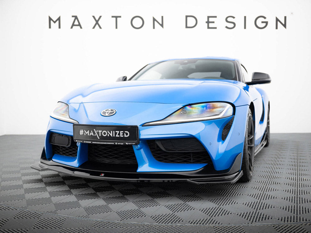 Maxton Design - Aftermarket  FRONT SPLITTER V.1 TOYOTA SUPRA MK5 (2019-)