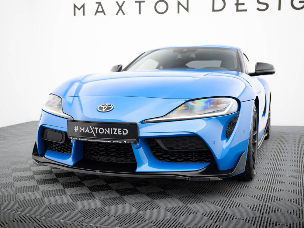 Maxton Design - Aftermarket  FRONT SPLITTER V.3 TOYOTA SUPRA MK5 (2019-)