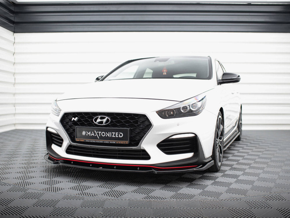 Maxton Design - Aftermarket  FRONT SPLITTER V.5 HYUNDAI I30 N MK3 HATCHBACK/ FASTBACK (2017-)