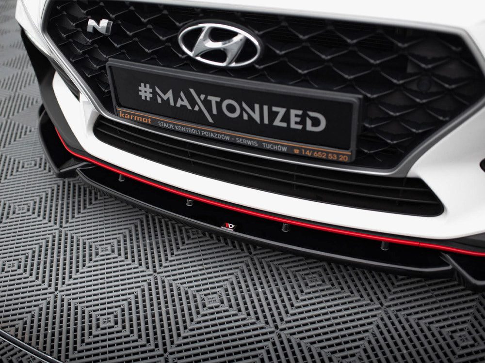 Maxton Design - Aftermarket  FRONT SPLITTER V.5 HYUNDAI I30 N MK3 HATCHBACK/ FASTBACK (2017-)