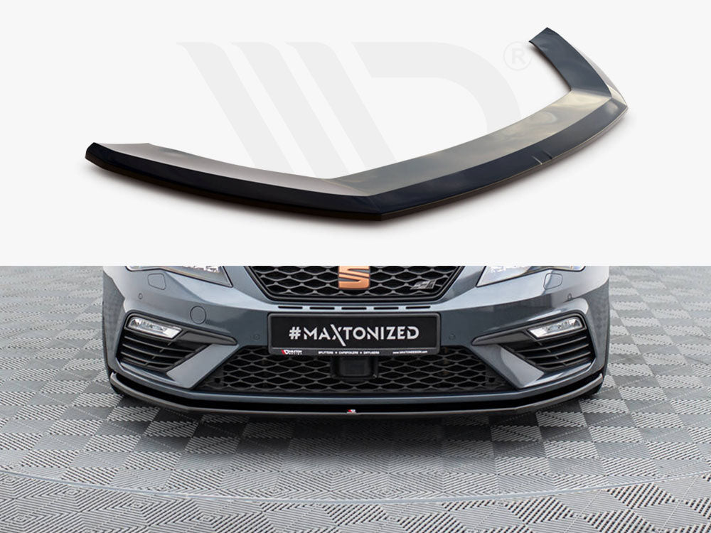 Maxton Design - Aftermarket  FRONT SPLITTER V.1 SEAT LEON MK 3.5 CUPRA/FR (2017-2020)