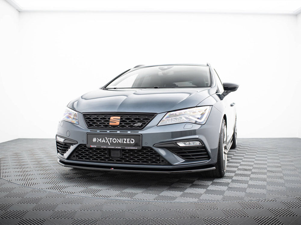 Maxton Design - Aftermarket  FRONT SPLITTER V.1 SEAT LEON MK 3.5 CUPRA/FR (2017-2020)