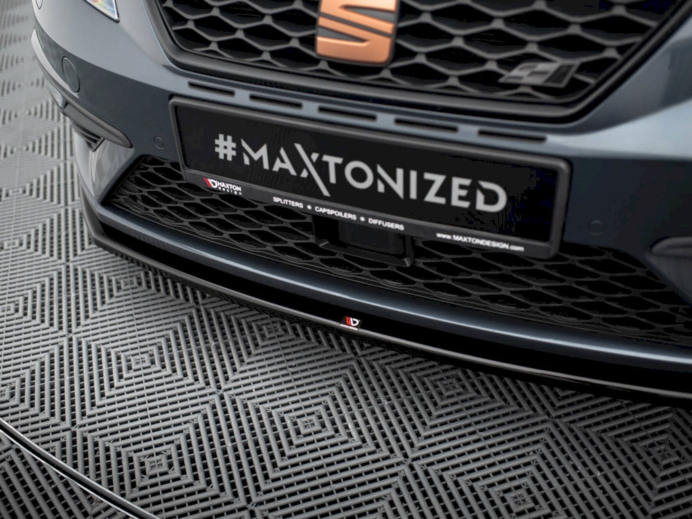 Maxton Design - Aftermarket  FRONT SPLITTER V.1 SEAT LEON MK 3.5 CUPRA/FR (2017-2020)
