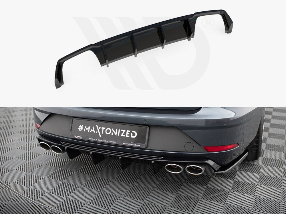 Maxton Design - Aftermarket  Rear Valance V.3 Seat Leon Cupra ST Mk3 FL