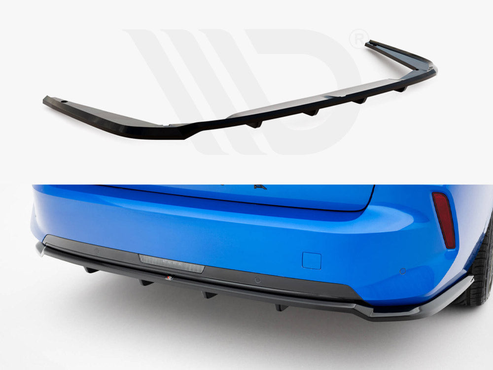 Maxton Design - Aftermarket  Rear Splitter (Vertical Bars) Opel Astra Sports Tourer L (MK8)