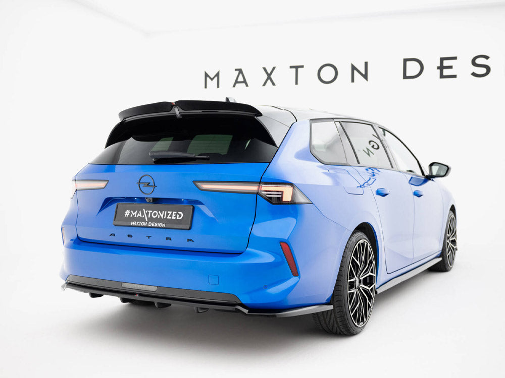 Maxton Design - Aftermarket  Rear Splitter (Vertical Bars) Opel Astra Sports Tourer L (MK8)