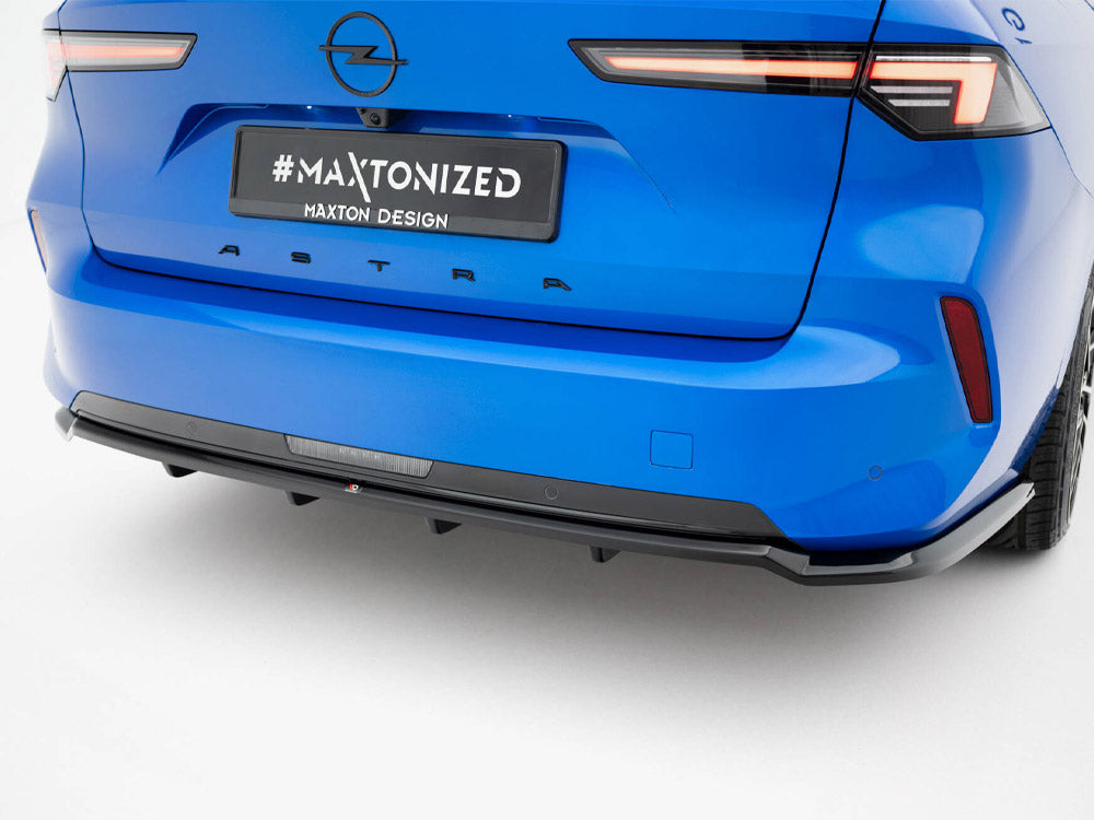 Maxton Design - Aftermarket  Rear Splitter (Vertical Bars) Opel Astra Sports Tourer L (MK8)