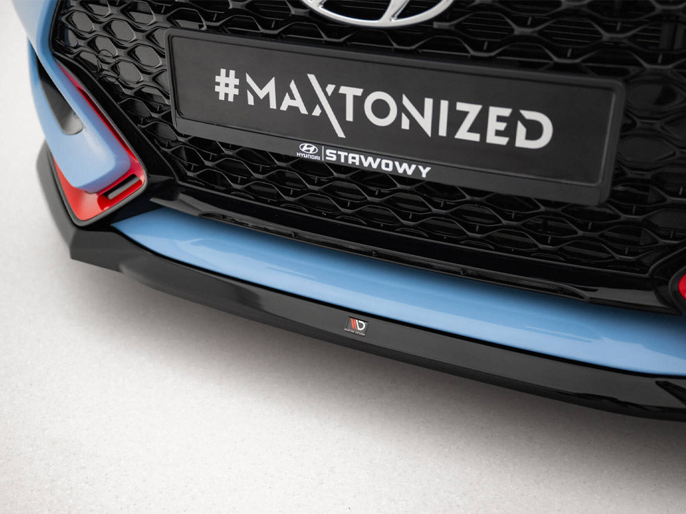 Maxton Design - Aftermarket  Front Splitter V.1 Hyundai Veloster N Mk2