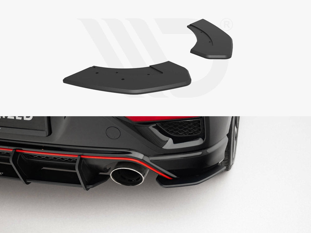 Maxton Design - Aftermarket  Street Pro Rear Side Splitters Hyundai Veloster N Mk2