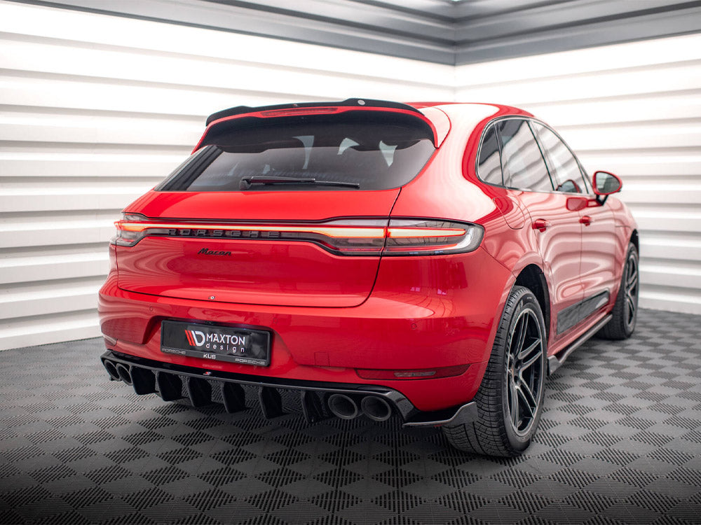 Maxton Design - Aftermarket  Rear Side Splitters V.2 Porsche Macan GTS / Sport Design Mk1 Facelift
