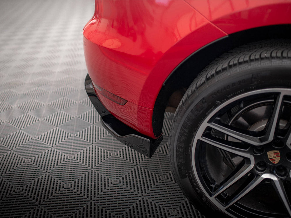 Maxton Design - Aftermarket  Rear Side Splitters V.2 Porsche Macan GTS / Sport Design Mk1 Facelift