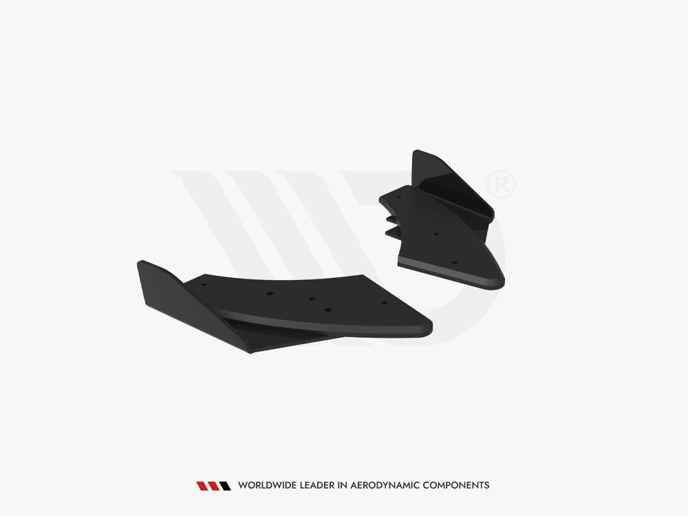 Maxton Design - Aftermarket  Street Pro Rear Side Splitters + Flaps Audi S3 Sportback 8Y Facelift