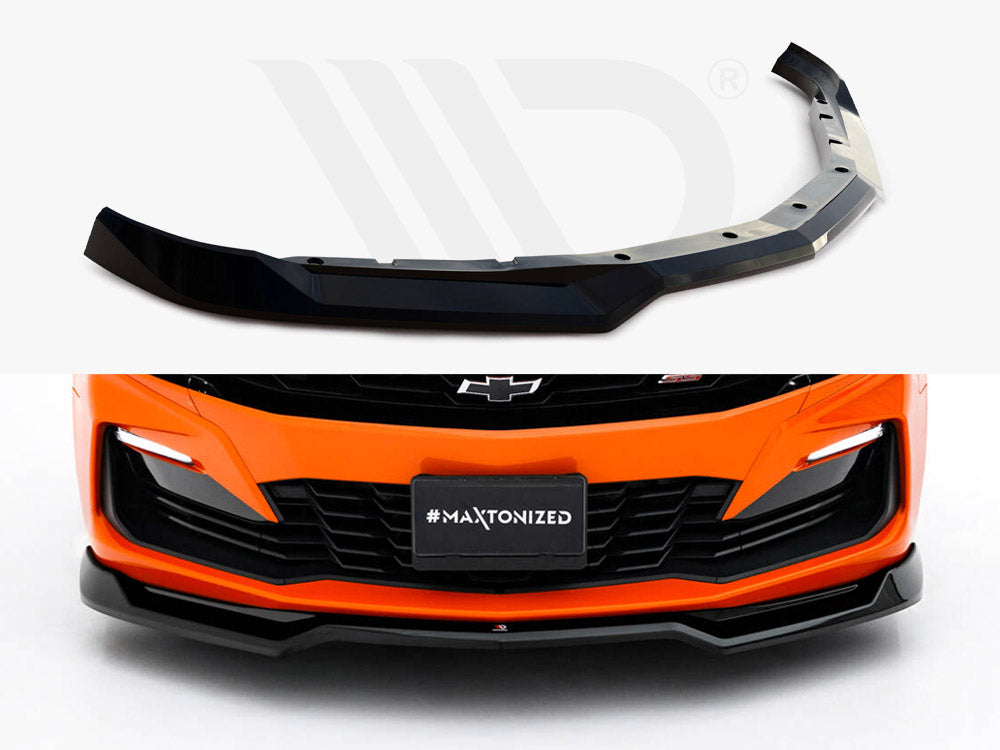 Maxton Design - Aftermarket  Front Splitter V.1 Chevrolet Camaro SS Mk6 Facelift