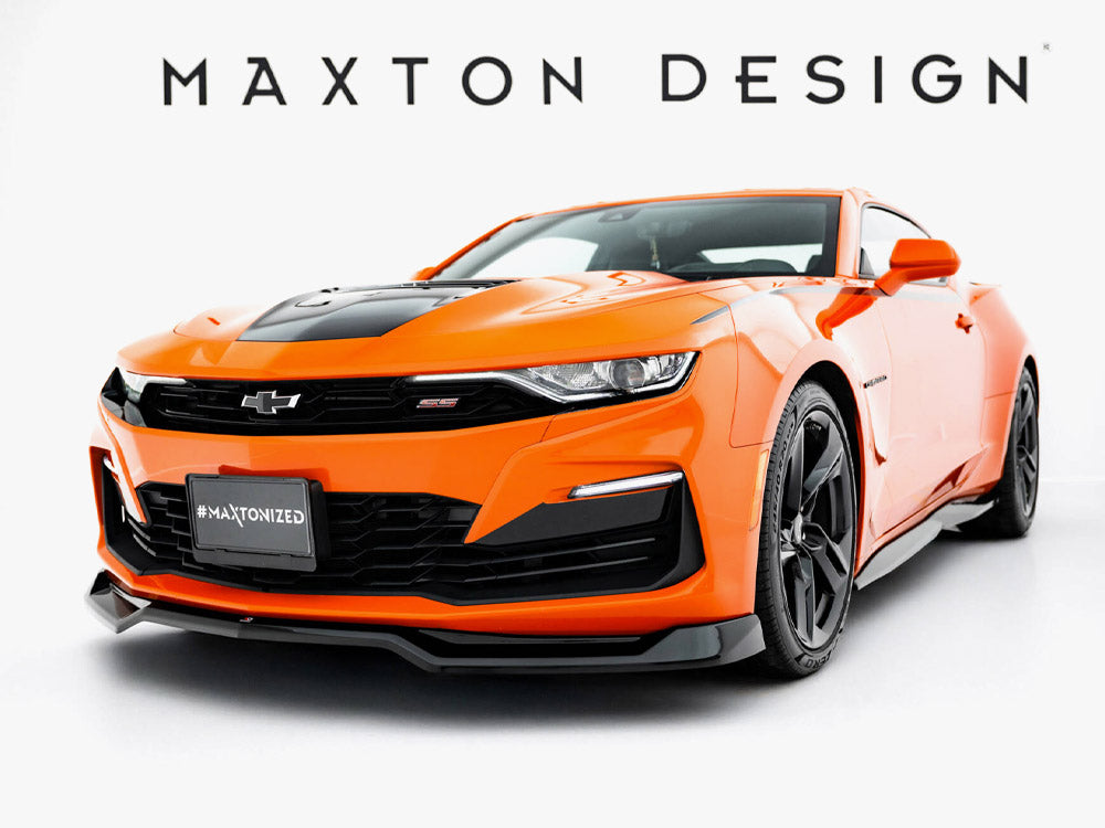 Maxton Design - Aftermarket  Front Splitter V.1 Chevrolet Camaro SS Mk6 Facelift