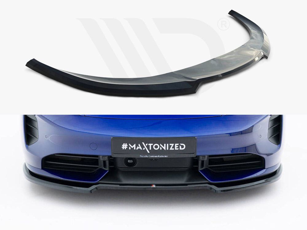 Maxton Design - Aftermarket  Front Splitter Porsche Taycan Turbo S Mk1
