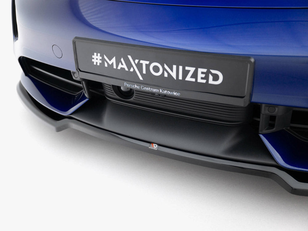 Maxton Design - Aftermarket  Front Splitter Porsche Taycan Turbo S Mk1
