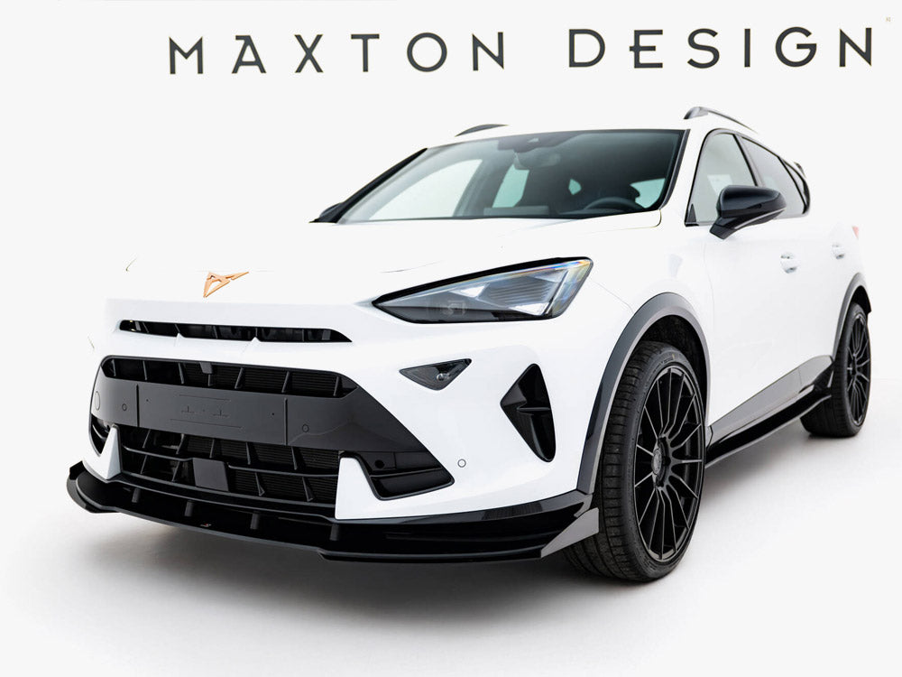 Maxton Design - Aftermarket  Street PRO Front Splitter V.1 + Flaps Cupra Formentor Mk1 Facelift