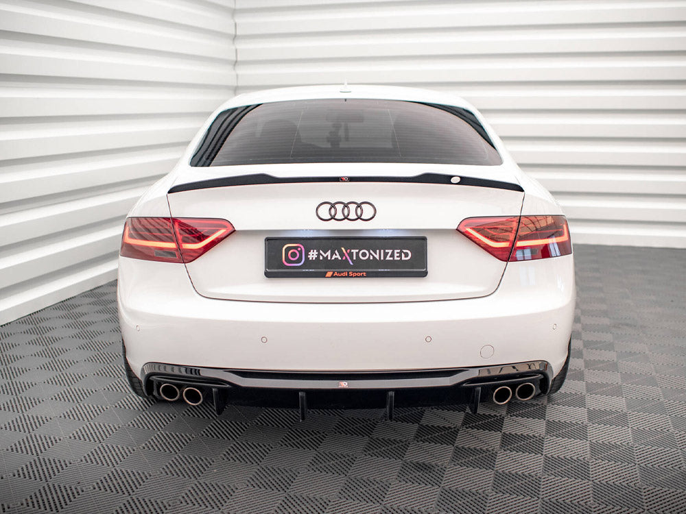 Maxton Design - Aftermarket Rear Valance Audi A5 8T Facelift (Version with dual exhausts on both sides)