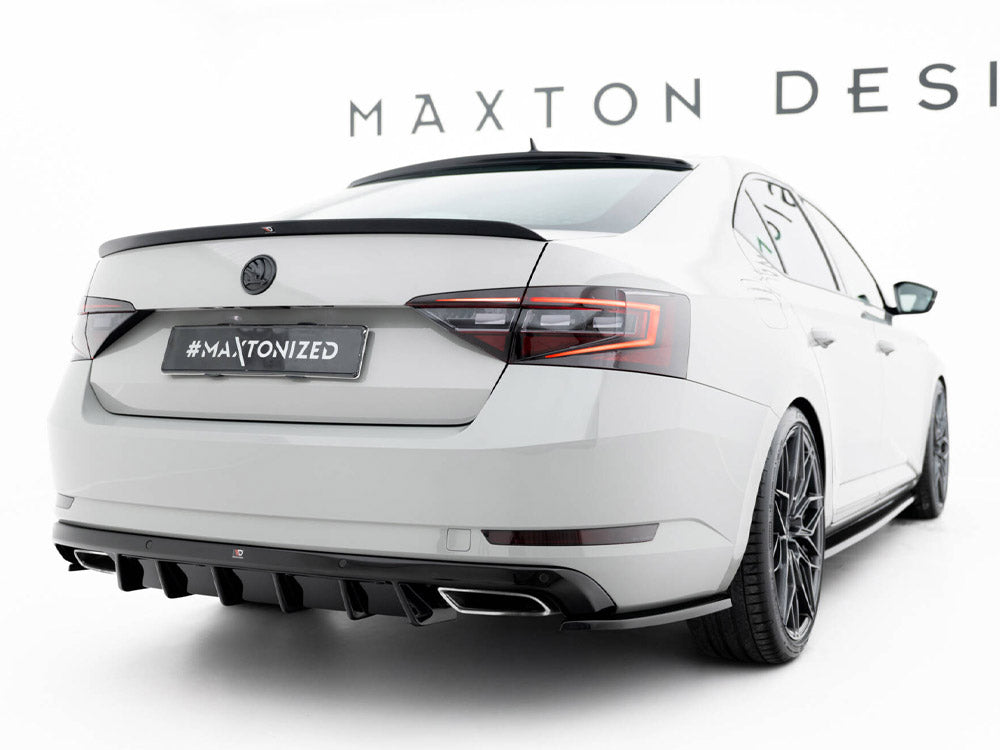Maxton Design - Aftermarket  Rear Valance V.2 Skoda Superb Liftback / Combi Mk3